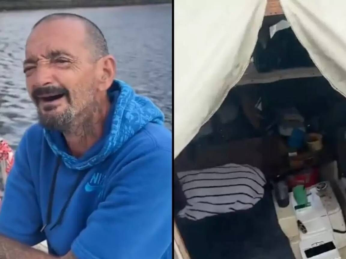 Cidadão floridense explica motivo de não abandonar barco durante passagem do furacão Milton