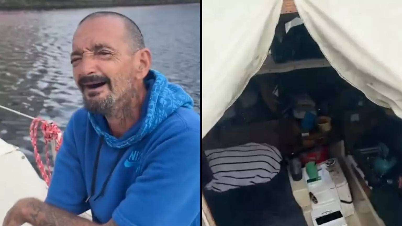 Cidadão floridense explica motivo de não abandonar barco durante passagem do furacão Milton