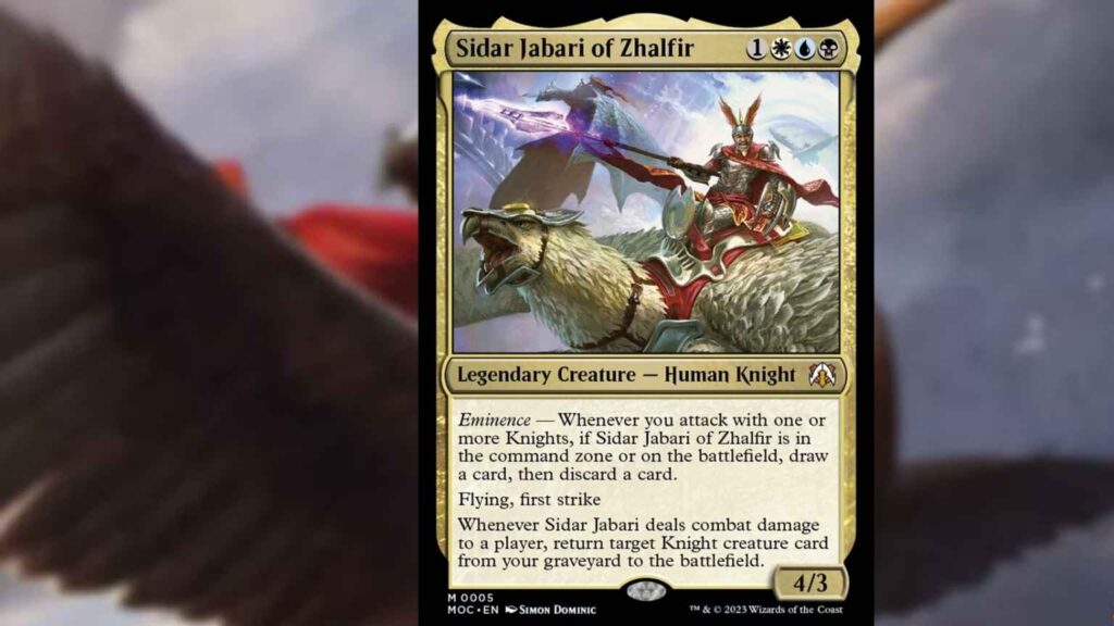 Os melhores comandantes Cavaleiros em Magic: The Gathering