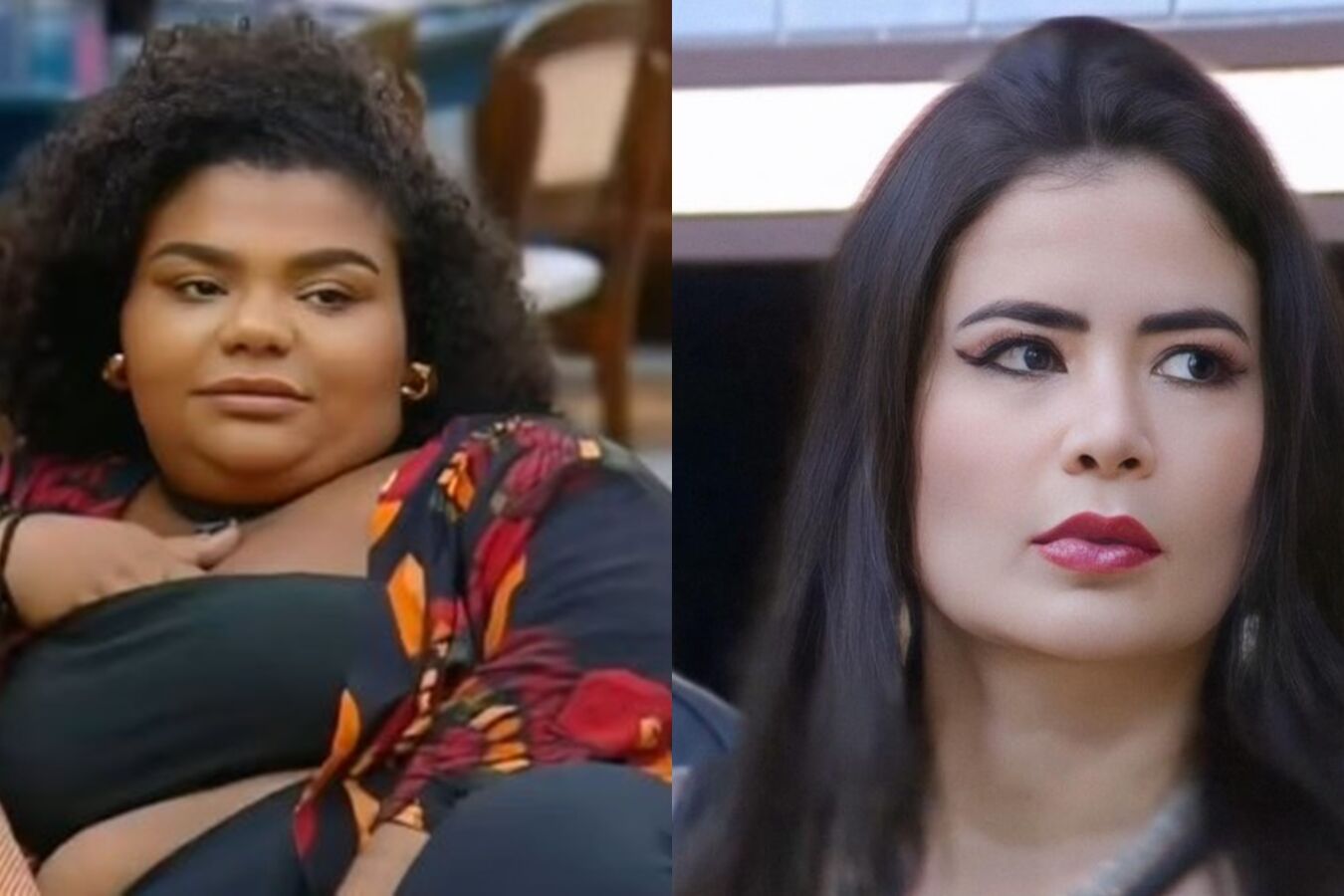 Flora e Vanessa em A Fazenda16 - Foto: Reprodução / Instagram @floracruzoficial @euvanessa.carvalho / Record