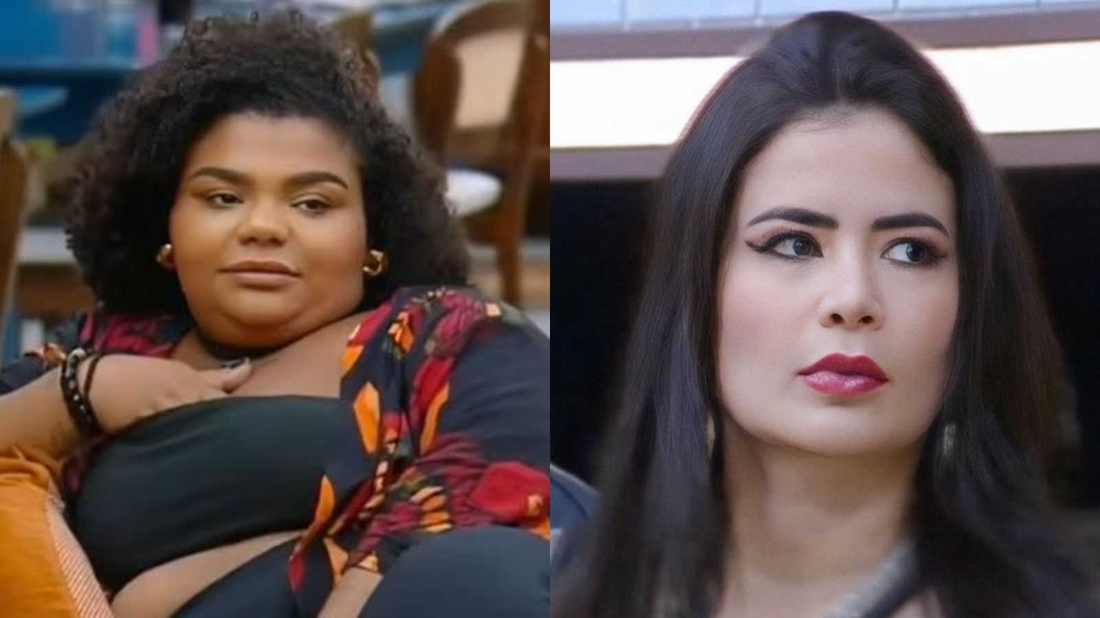 Flora e Vanessa em A Fazenda16 - Foto: Reprodução / Instagram @floracruzoficial @euvanessa.carvalho / Record