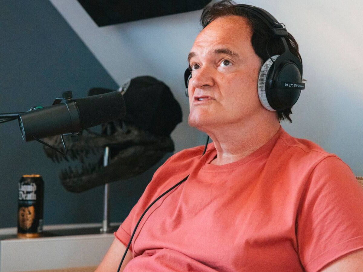 Quentin Tarantino em podcast - Foto: YouTube