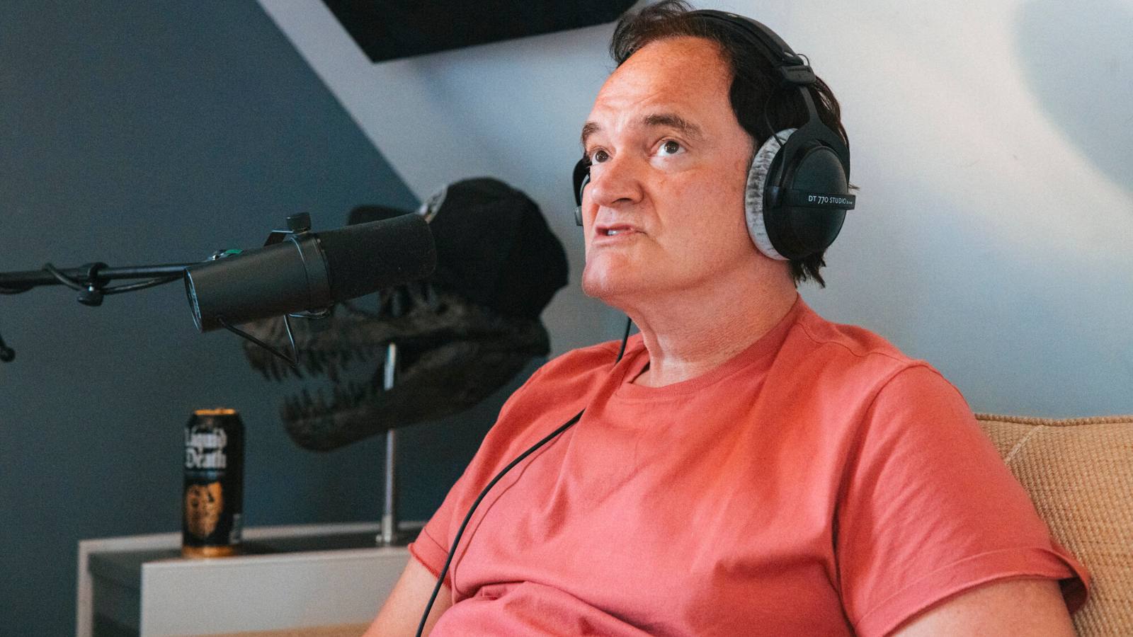 Quentin Tarantino em podcast - Foto: YouTube