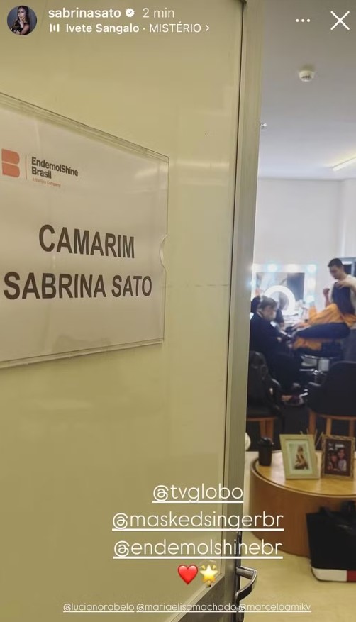 Foto: Reprodução / Instagram @sabrinasato
