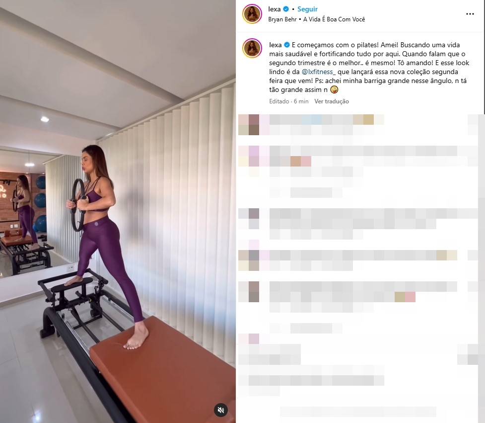 Foto: Reprodução / Instagram @lexa