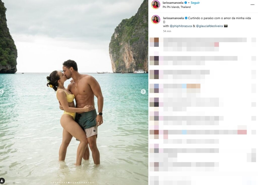 Foto: Reprodução / Instagram @phiphibrazuca @glauciafdeoliveira @larissamanoela