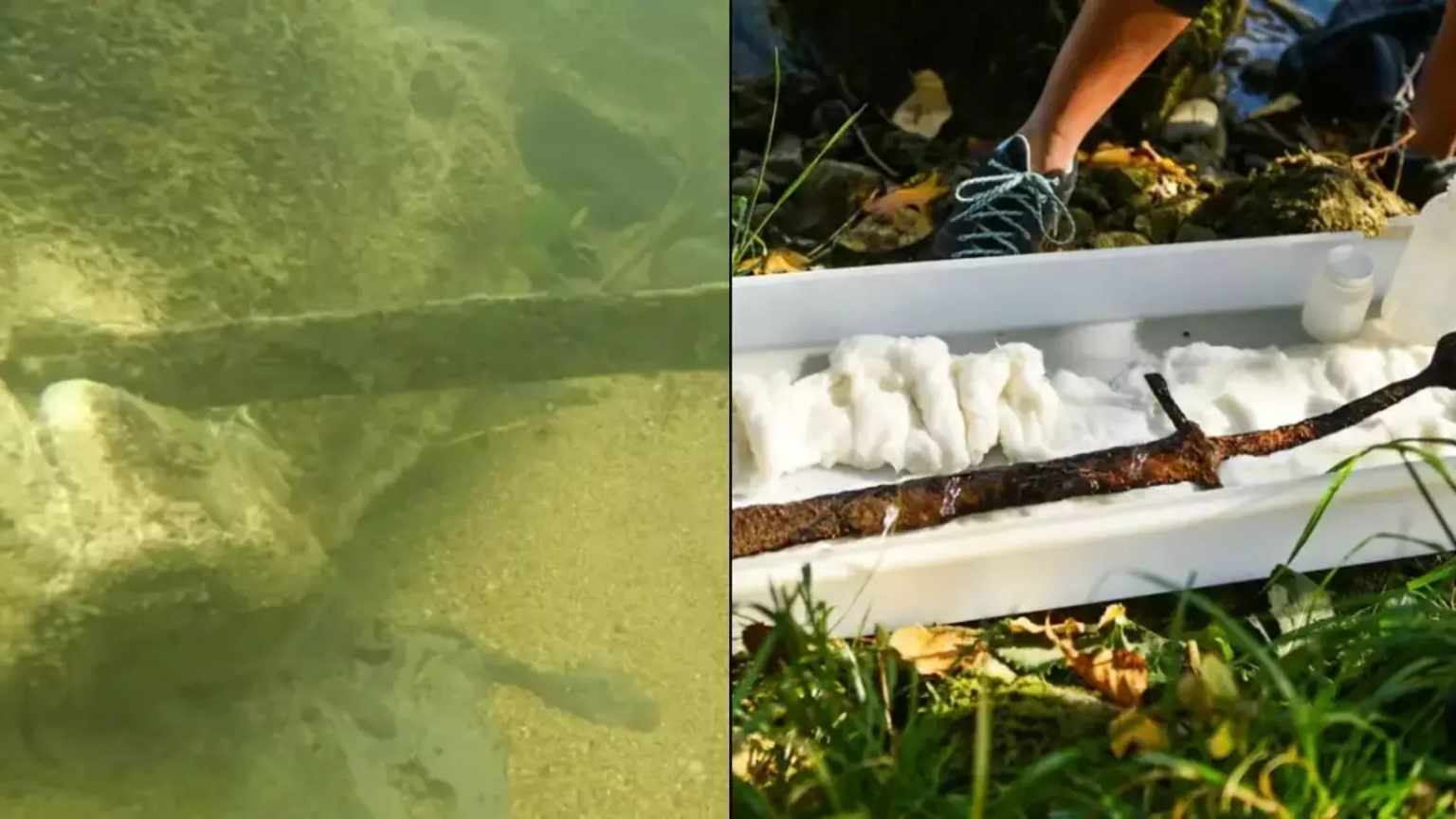 Espada descoberta na Bósnia é chamada de 