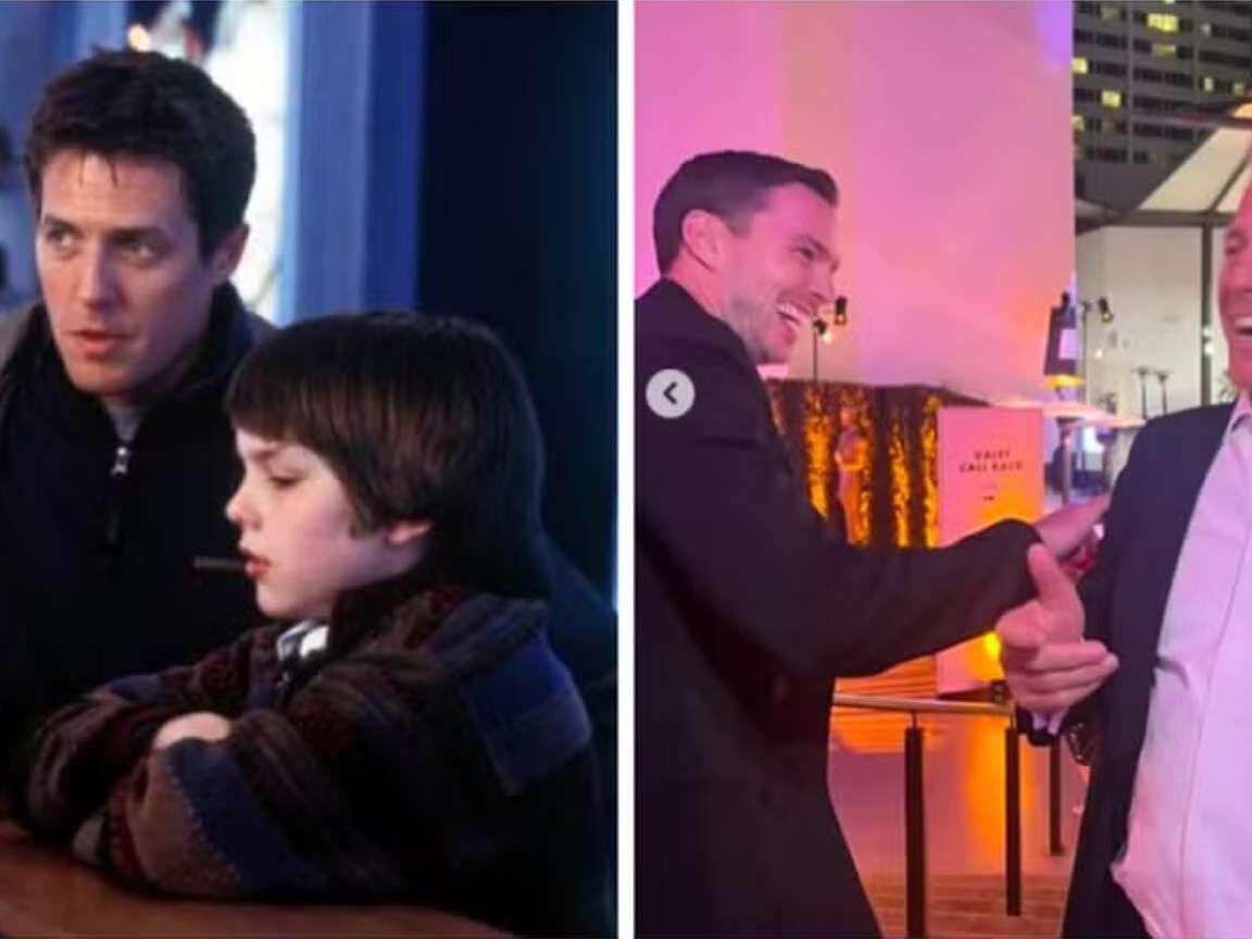 Nicholas Hoult e Hugh Grant emocionam fãs com reencontro nostálgico, 20 anos após Um Grande Garoto