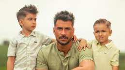 Julio Rocha e seus filhos - Foto: Reprodução / Instagram @juliorocha_