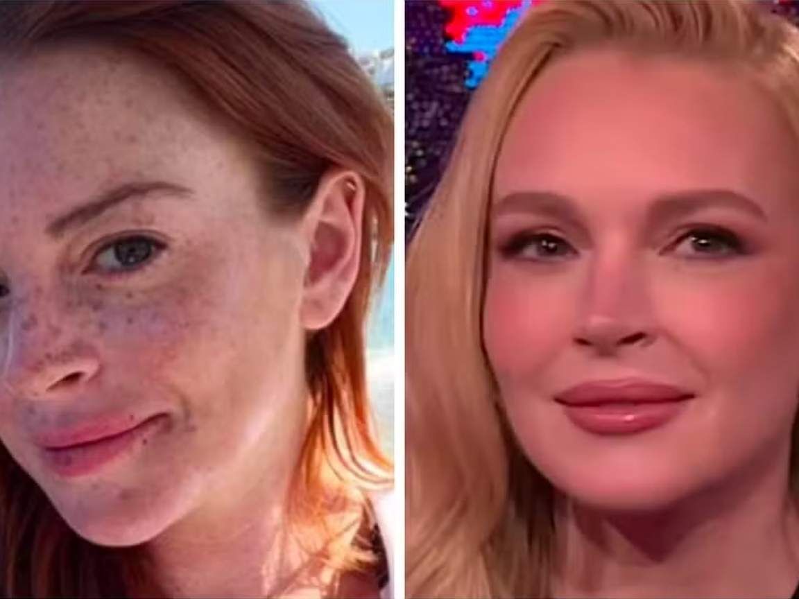 Pai nega boatos de plásticas em Lindsay Lohan: 'toda natural e linda'