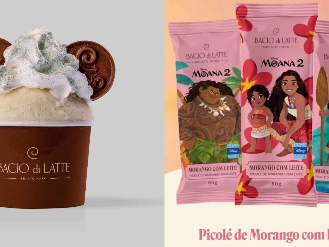 Bacio di Latte lança Picolé Moana 2 em parceria com a Disney e participa da D23 no Brasil