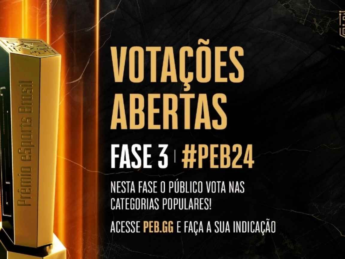 Prêmio Esports Brasil 2024 revela os finalistas e abre última fase de votação
