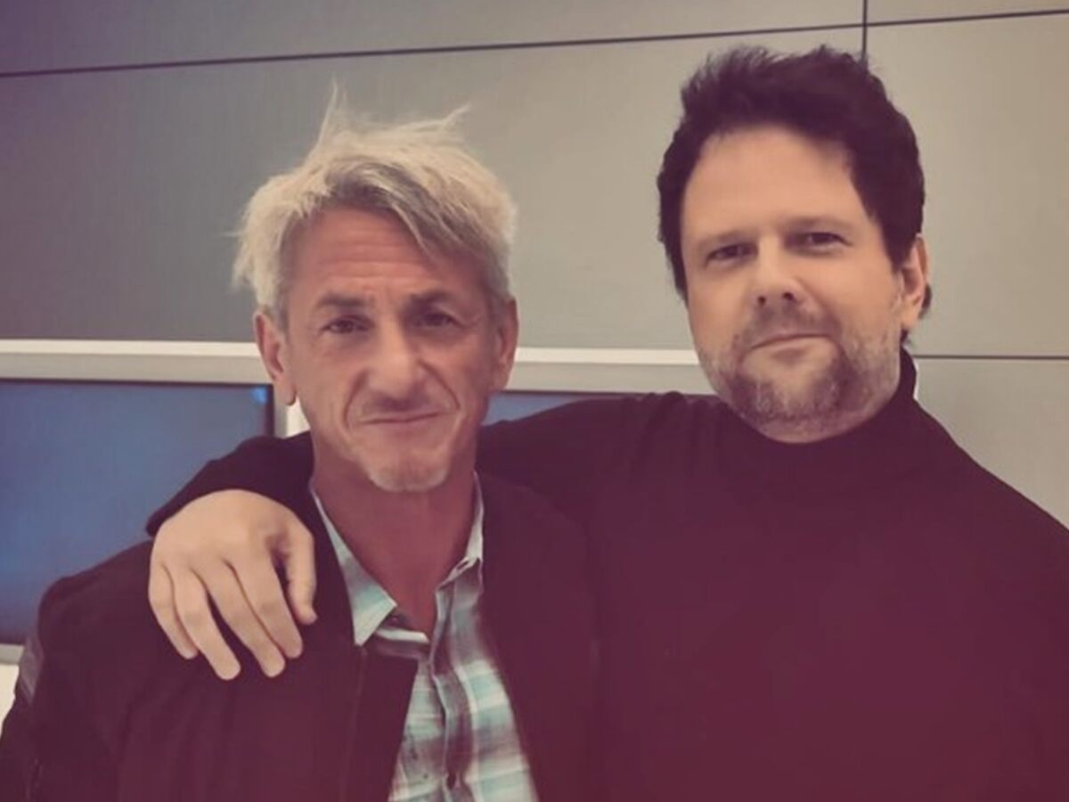 Sean Penn e Selton Mello - Foto: Reprodução / Instagram @seltonmello