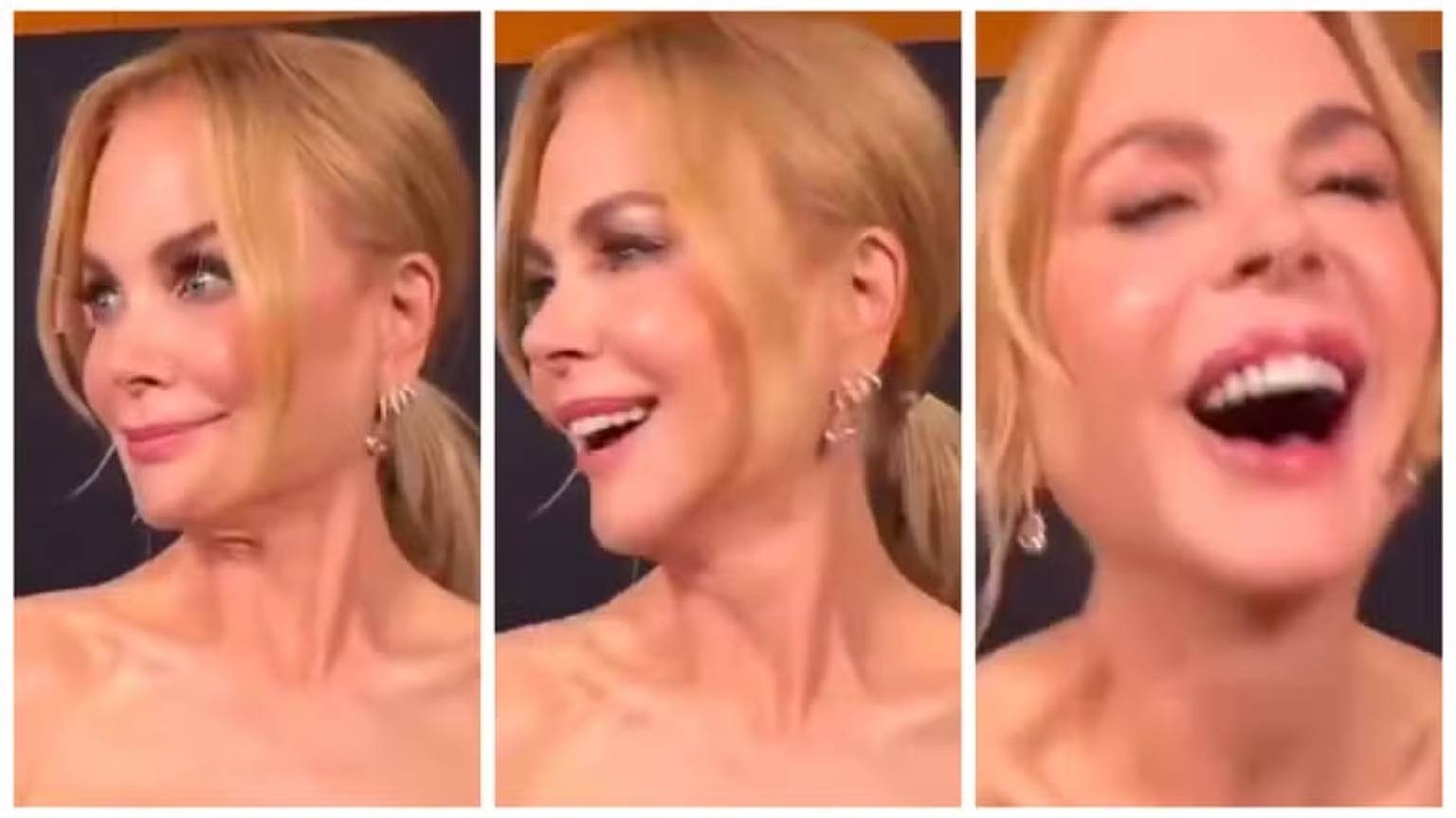 Nicole Kidman divide opiniões ao rir de repórter em evento