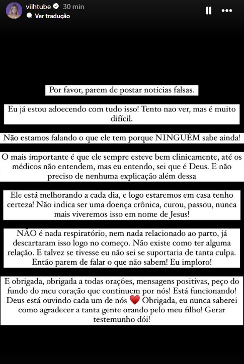 Foto: Reprodução / Instagram @viihtube