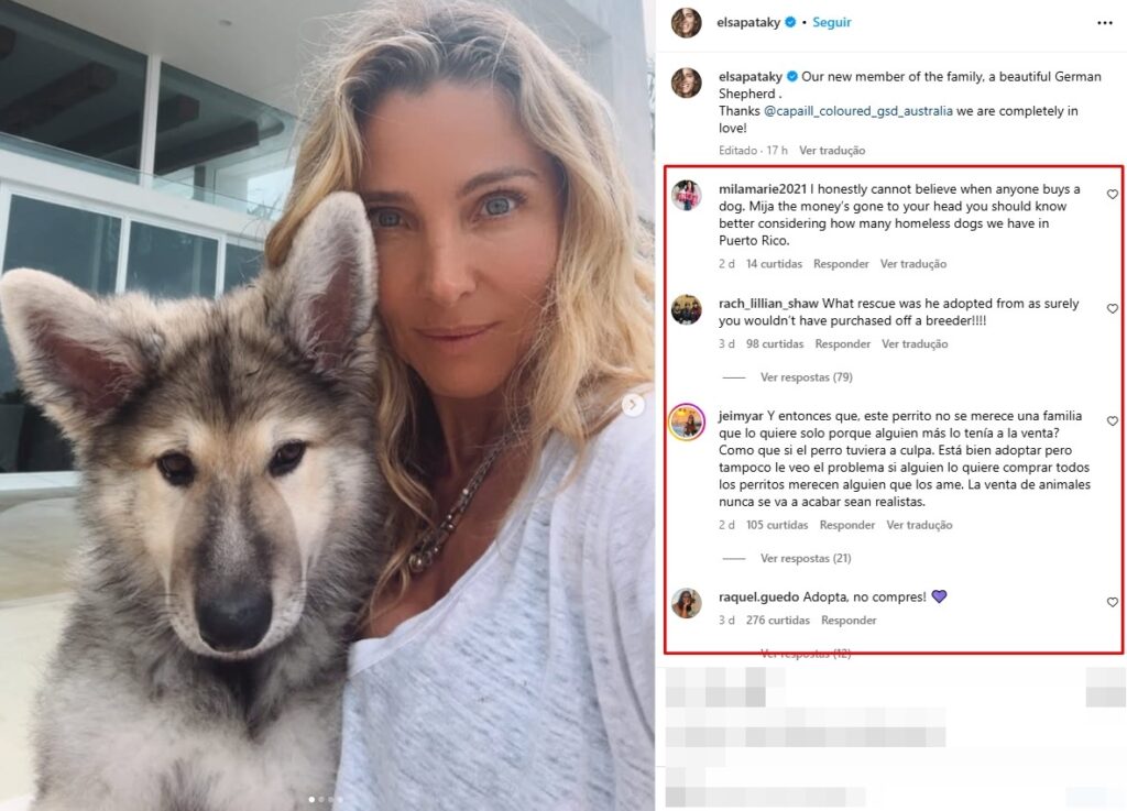 Foto: Reprodução / Instagram @elsapataky