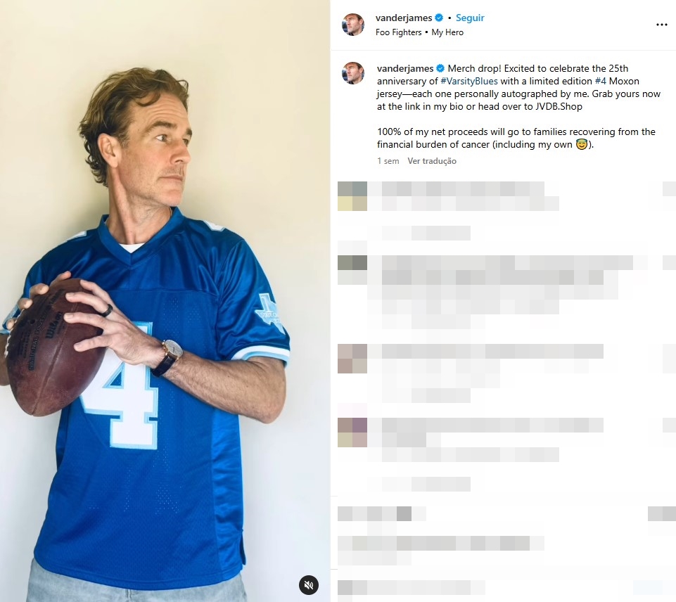 Foto: Reprodução / Instagram @vanderjames