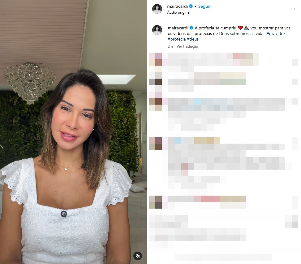 Foto: Reprodução / Instagram @mairacardi