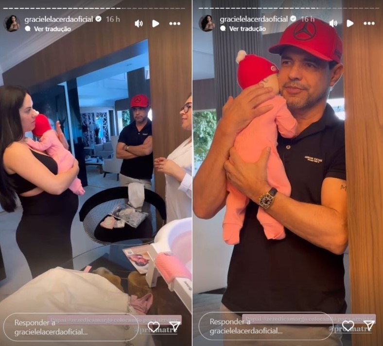 Reprodução / Instagram @gracielelacerdaoficial
