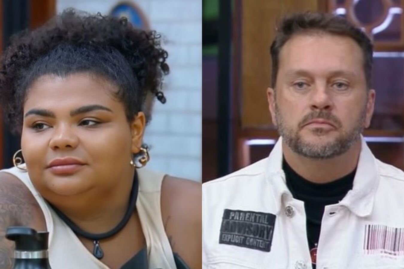 Flora e Albert em A Fazenda 16 - Foto: Reprodução / Instagram @floracruzoficial @albertbressan / Record