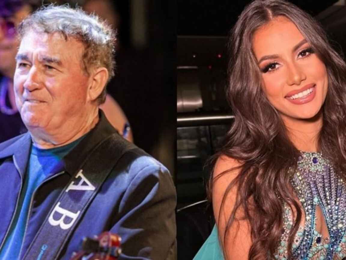 Miss Universe Mato Grosso 2024 confirma namoro com Amado Batista, 51 anos mais velho