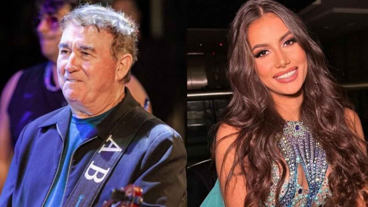 Miss Universe Mato Grosso 2024 confirma namoro com Amado Batista, 51 anos mais velho
