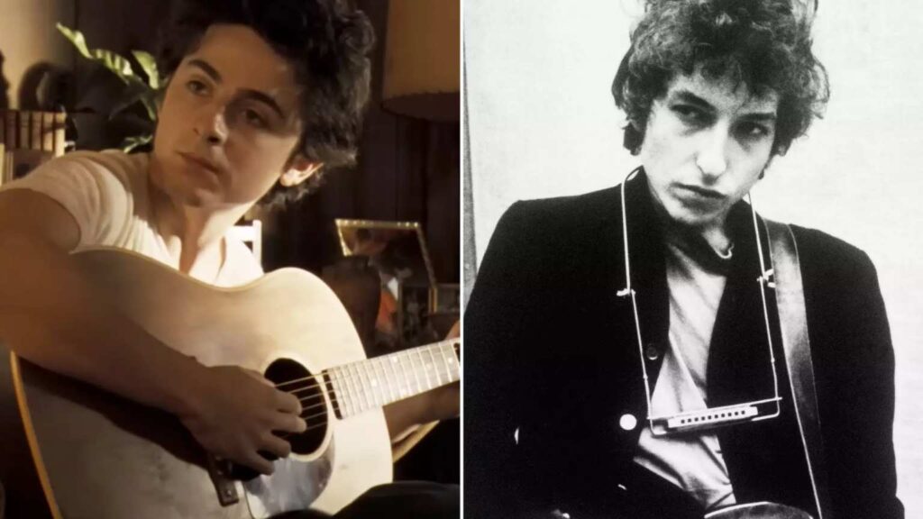 Timothée Chalamet é elogiado por Bob Dylan em filme biográfico A Complete Unknown