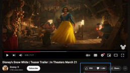 Novo trailer de Branca de Neve já recebeu chuva de dislikes no YouTube