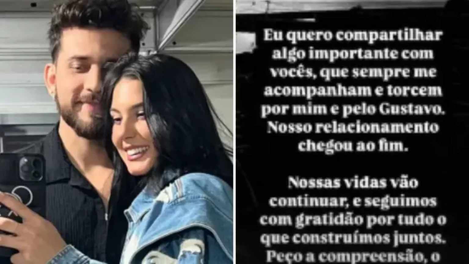 Ana Castela comenta término com Gustavo Mioto e quebra silêncio