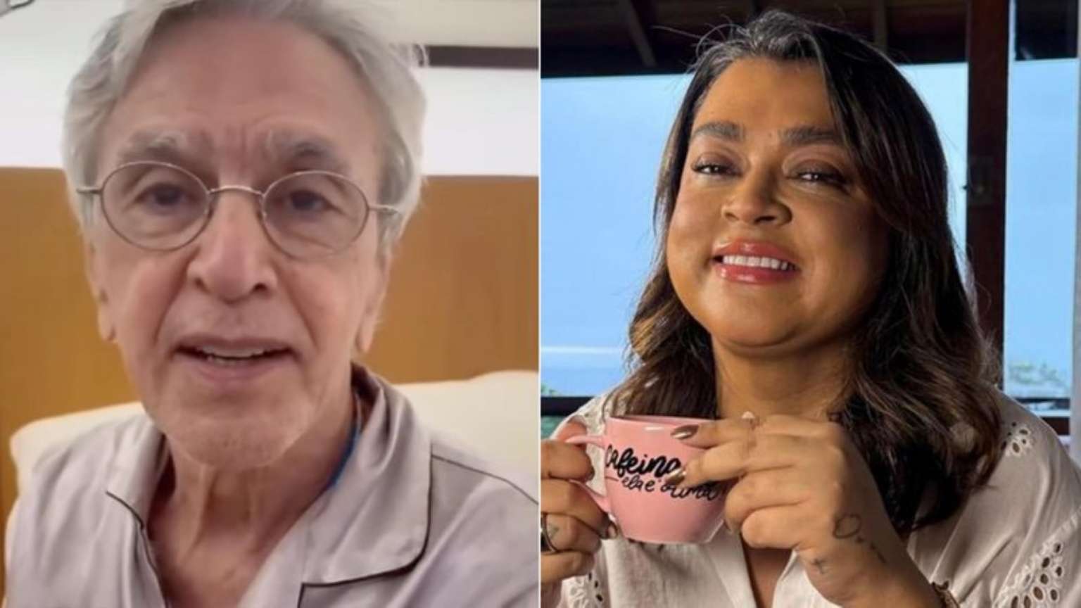 Caetano Veloso manifesta apoio à recuperação de Preta Gil após cirurgia delicada