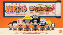 Burger King lança campanha temática de Naruto com combos especiais e brindes