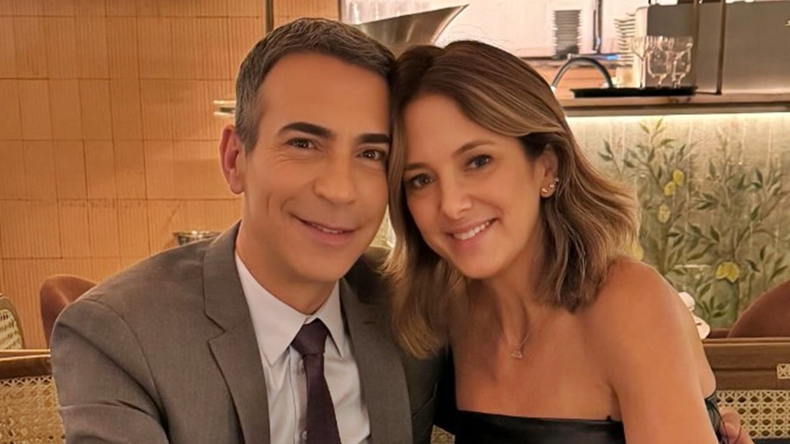 César Tralli e Ticiane Pinheiro - Foto: Reprodução / Instagram @ticipinheiro