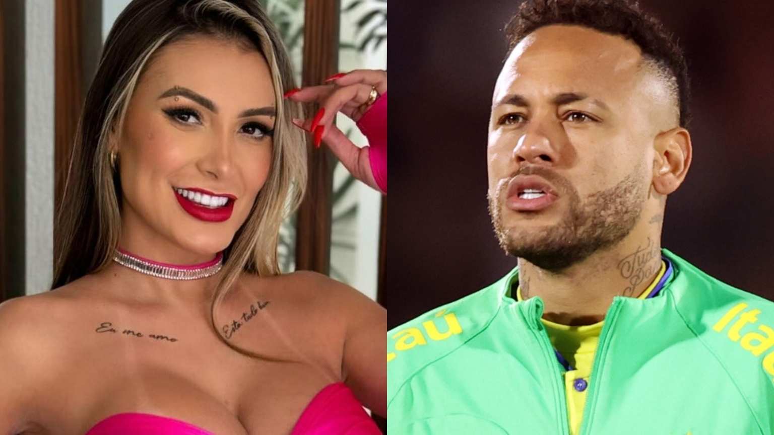Andressa Urach revela affair com Neymar e comenta sobre o desempenho do jogador: 'rápido demais'