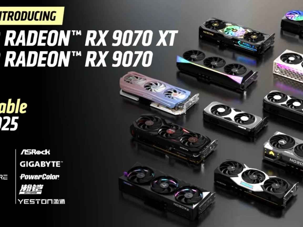 AMD Radeon RX 9070 XT e RX 9070 são oficialmente reveladas