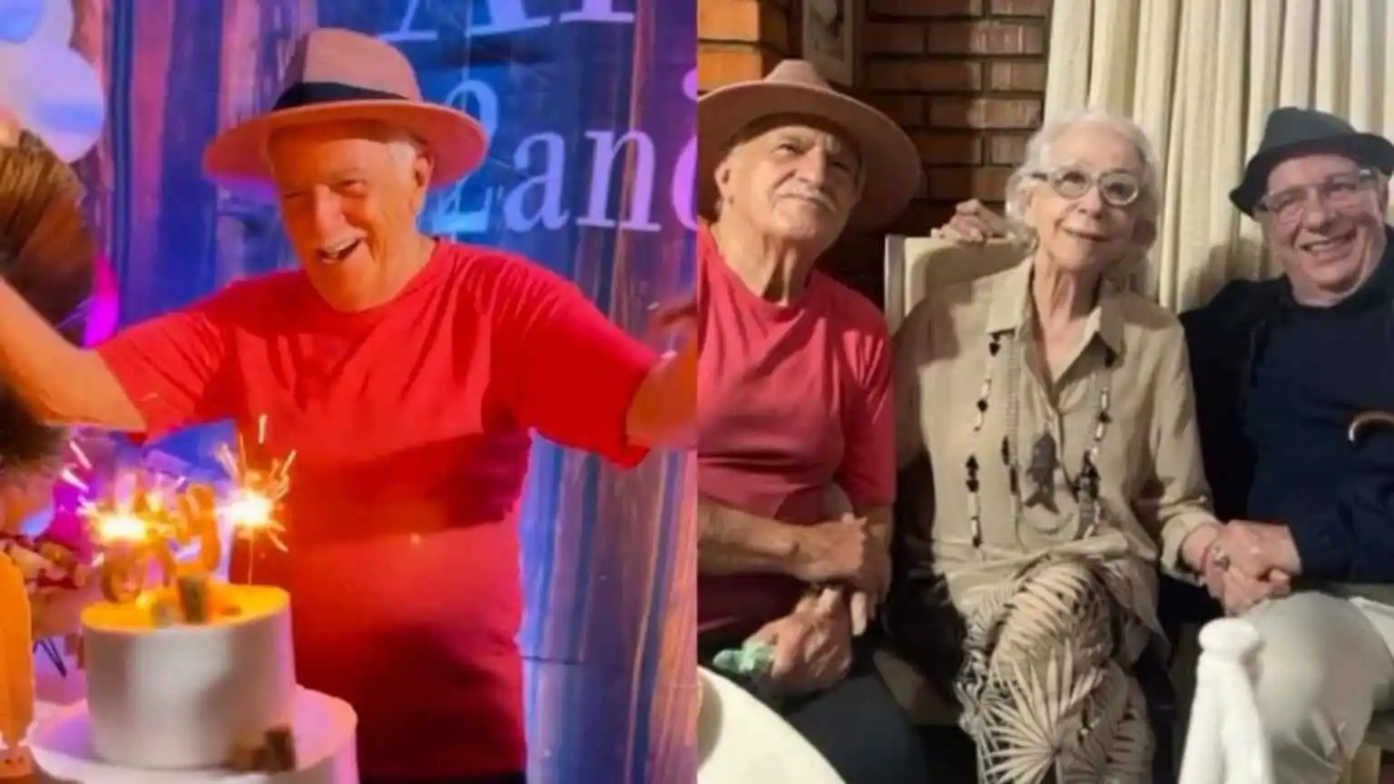Ary Fontoura celebra 92 anos com festa intimista ao lado de amigos e familiares