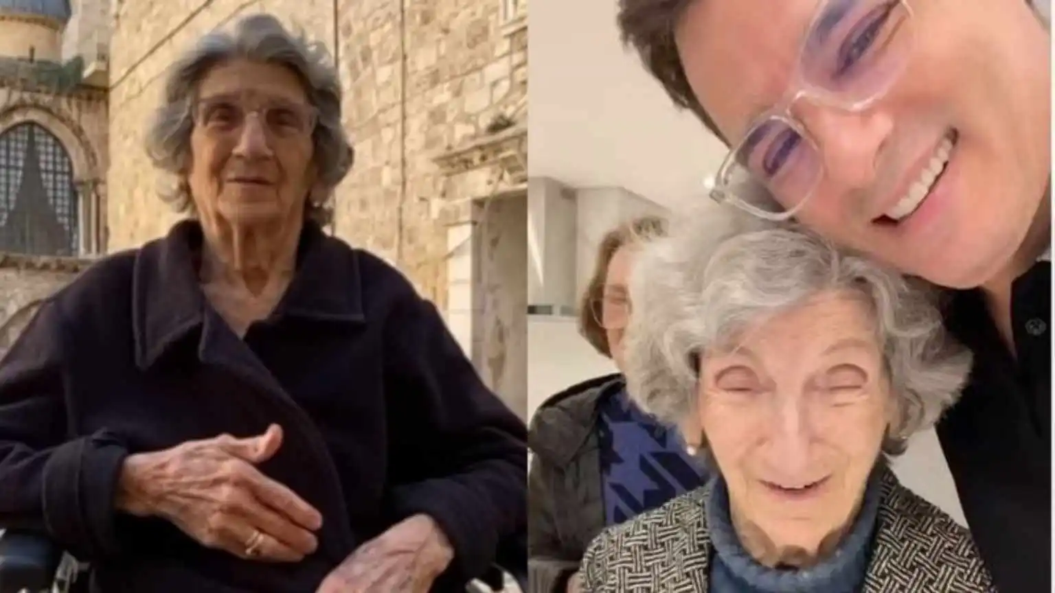 Celso Portiolli anuncia a morte da mãe, Dona Dibe, aos 98 anos