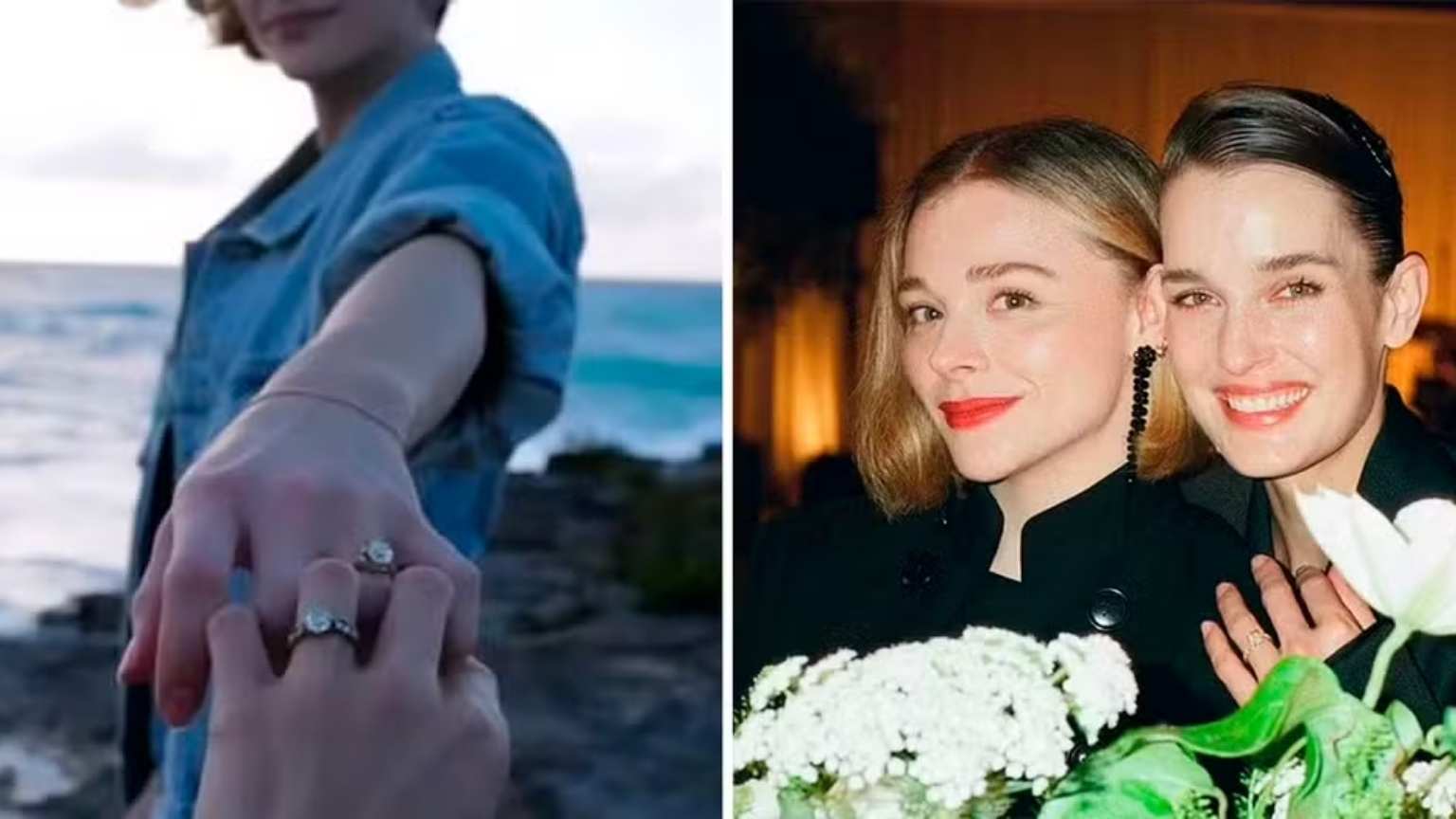 Chloe Grace Moretz e Kate Harrison estão noivas: atriz celebra novo ano com anel de noivado