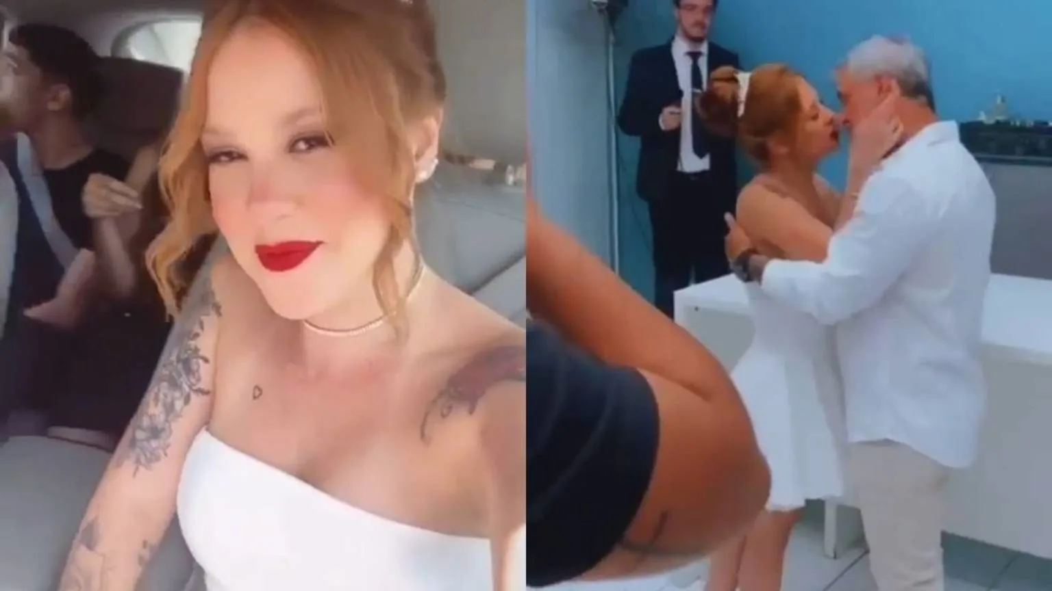 Noiva de Daniel Cravinhos faz comentário sombrio no dia do casamento