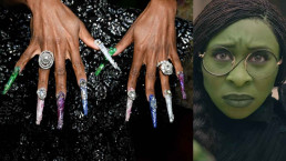 Cynthia Erivo levou cinco horas para finalizar unhas especiais no Globo de Ouro 2025