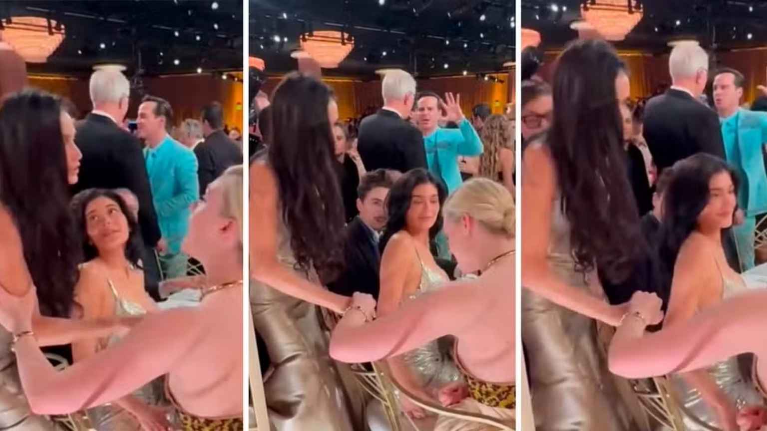 Filha de Demi Moore defende a mãe após vídeo controverso no Globo de Ouro viralizar