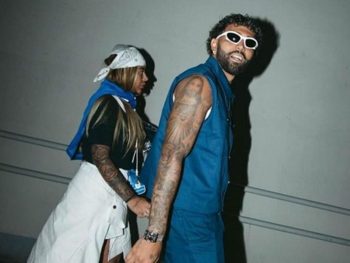Gabigol e Rafaella Santos reatam romance após passagem de ano juntos