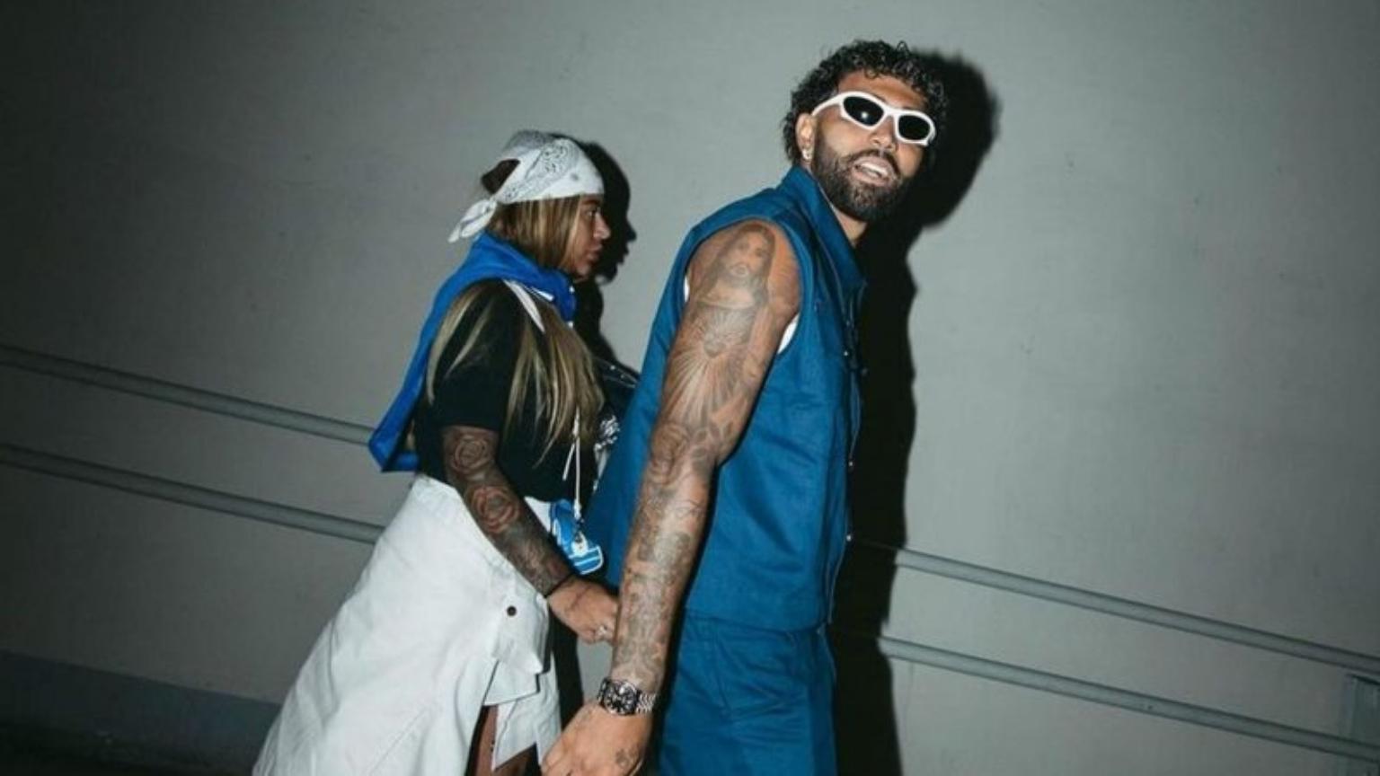 Gabigol e Rafaella Santos reatam romance após passagem de ano juntos