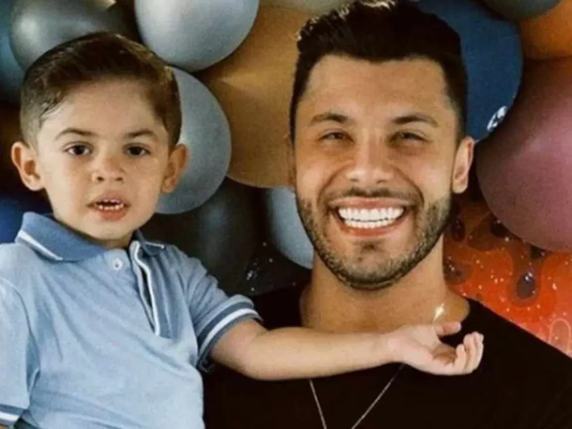 Murilo Huff exibe talento musical do filho, Leo, e web reage: 