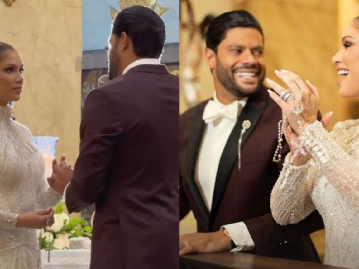 Hulk Paraíba e Camila Ângelo oficializam casamento religioso com cerimônia emocionante