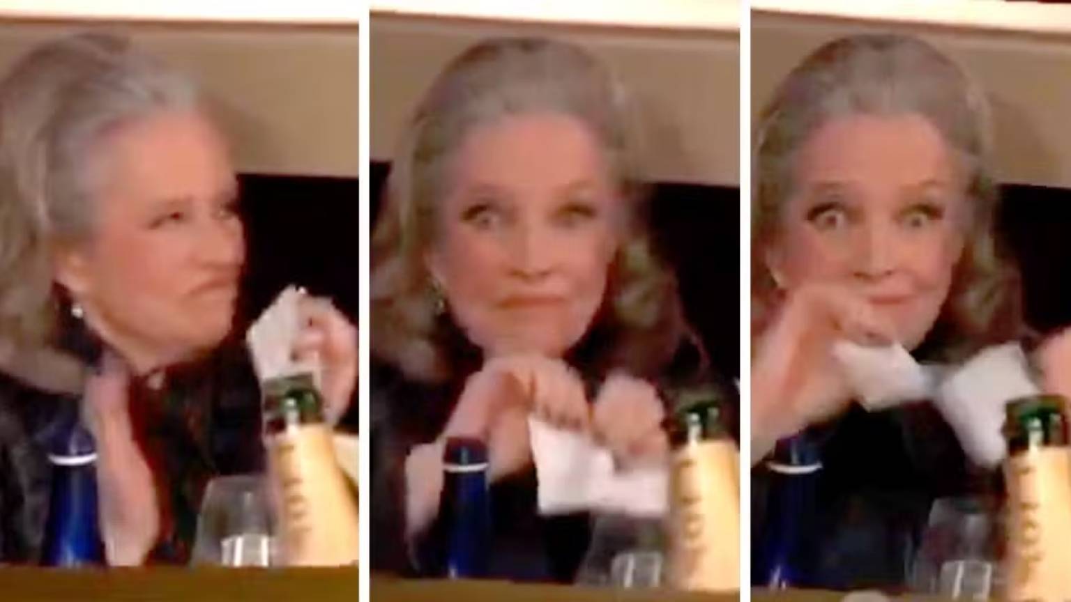 Kathy Bates rasga discurso ao vivo ao perder Globo de Ouro para estrela japonesa de Shogun