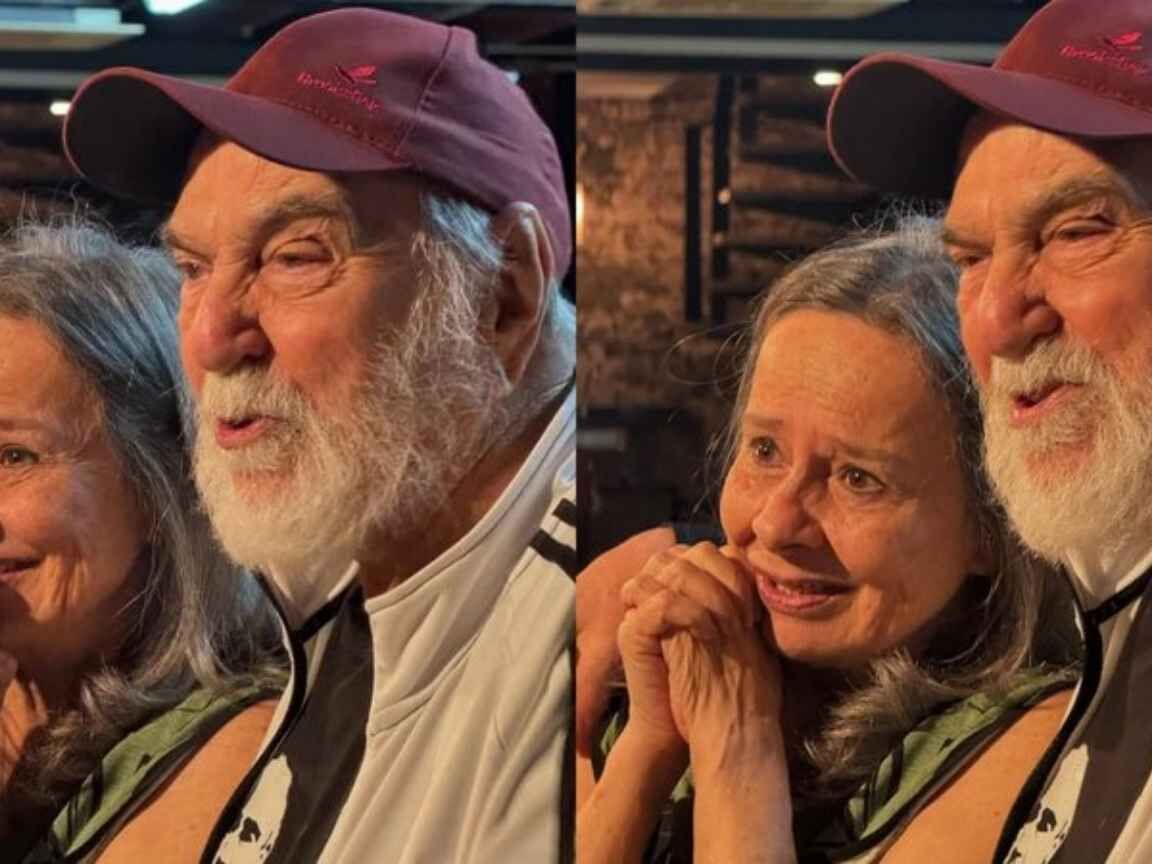 Lima Duarte homenageia a filha Débora Duarte em comemoração aos 75 anos