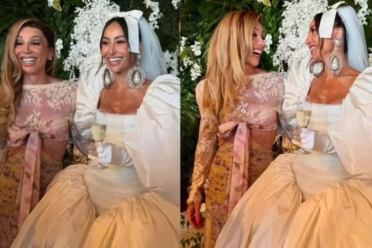 Maya Massafera defende vestido de noiva de Sabrina Sato e fala sobre seu preço