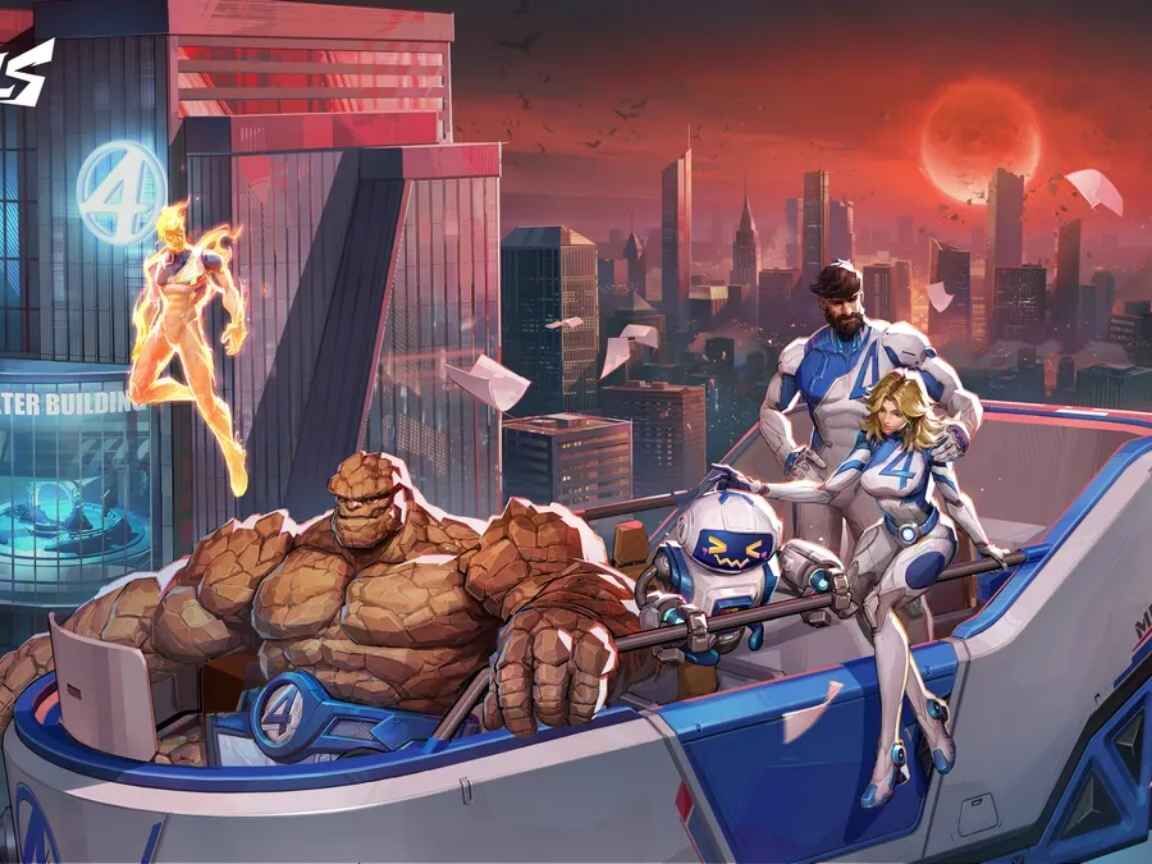 Quarteto Fantástico é a próxima grande adição a Marvel Rivals com trailer no dia 6 de janeiro