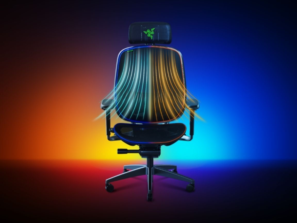 Razer apresenta novas tecnologias na CES 2025 incuindo cadeira gamer que chega ao Brasil