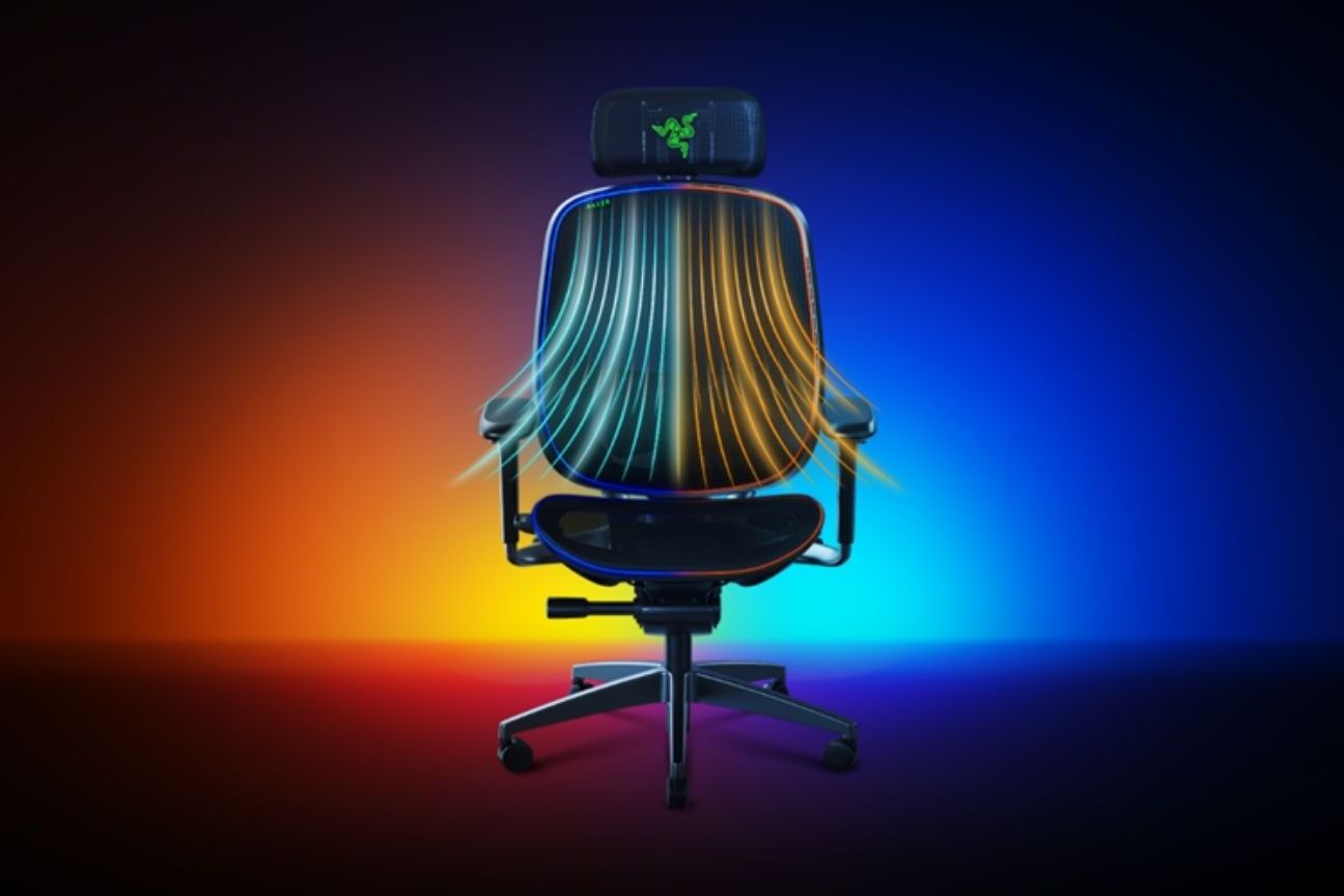 Razer apresenta novas tecnologias na CES 2025 incuindo cadeira gamer que chega ao Brasil